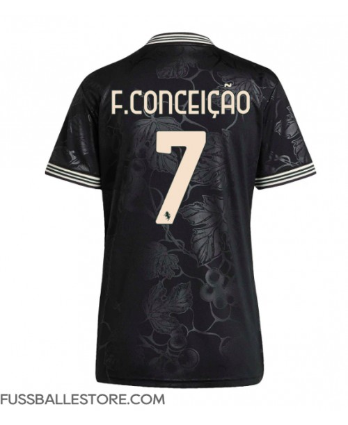 Günstige Juventus Francisco Conceicao #7 3rd trikot Damen 2025-26 Kurzarm Günstige Juventus Francisco Conceicao #7 3rd trikot Damen 2025-26 Kurzarm